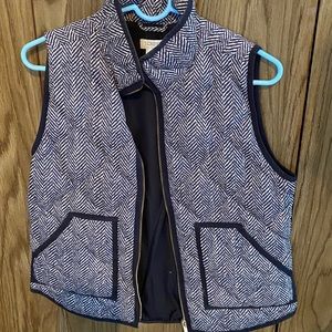 J. Crew Herringbone Vest